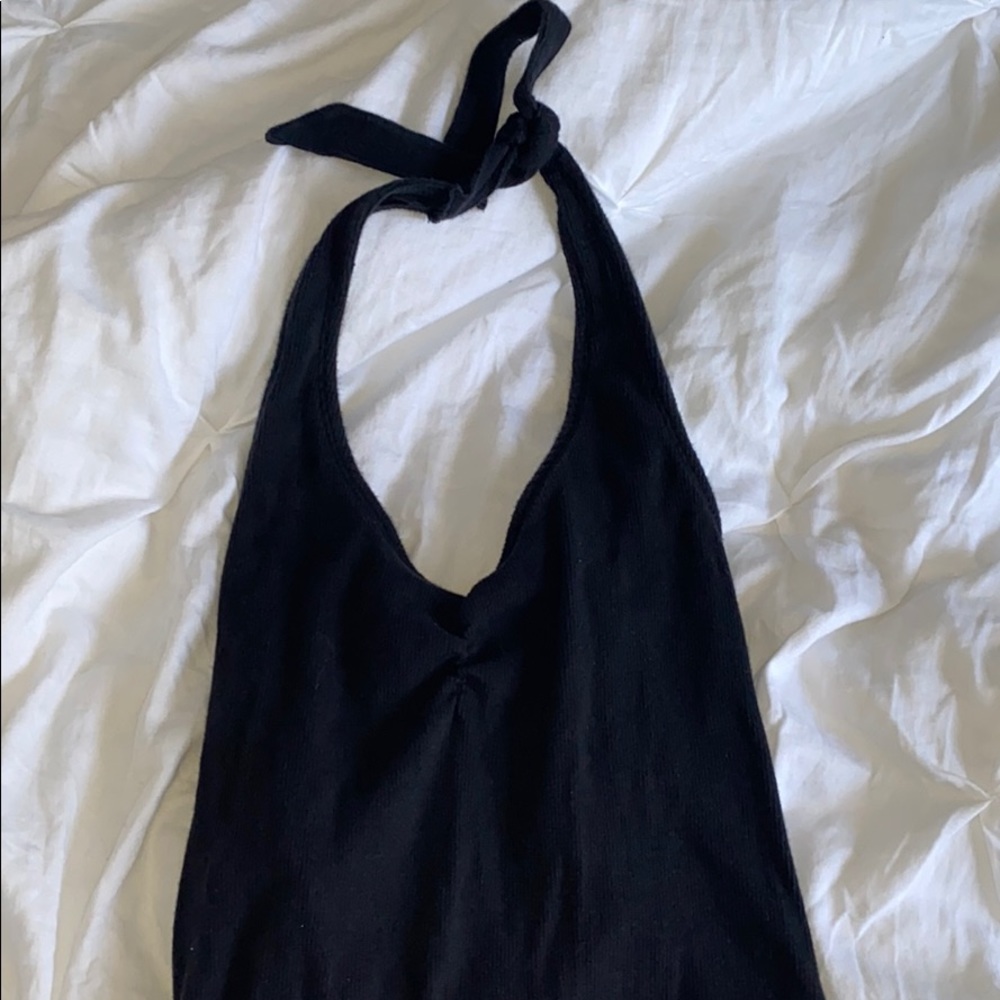 A black Hollister camisole body suit